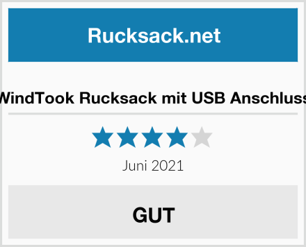  WindTook Rucksack mit USB Anschluss Test