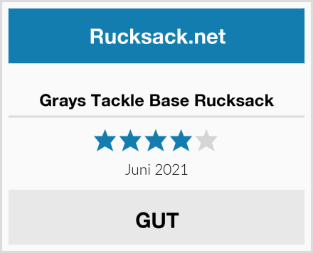  Grays Tackle Base Rucksack Test