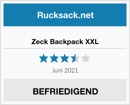  Zeck Backpack XXL Test