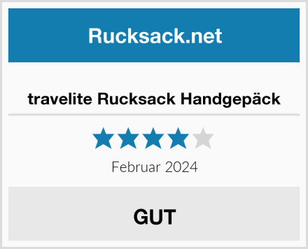  travelite Rucksack Handgepäck Test
