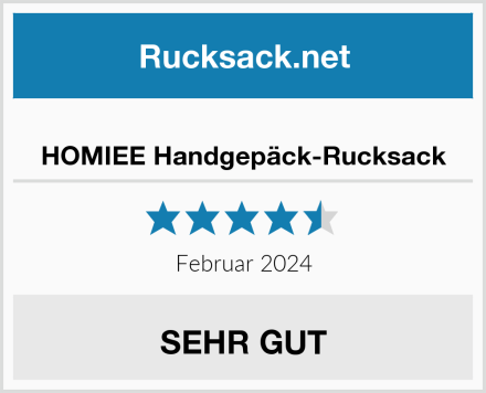  HOMIEE Handgepäck-Rucksack Test