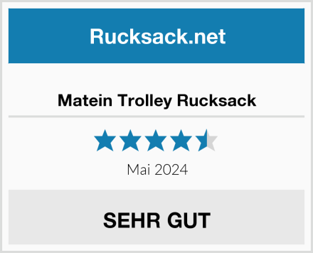  Matein Trolley Rucksack Test