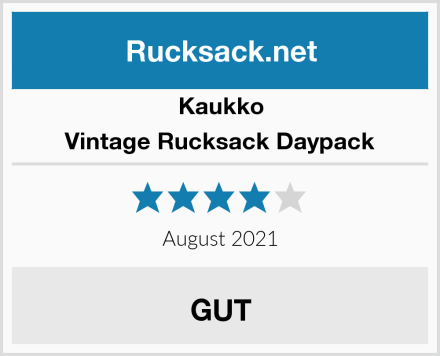 Kaukko Vintage Rucksack Daypack Test