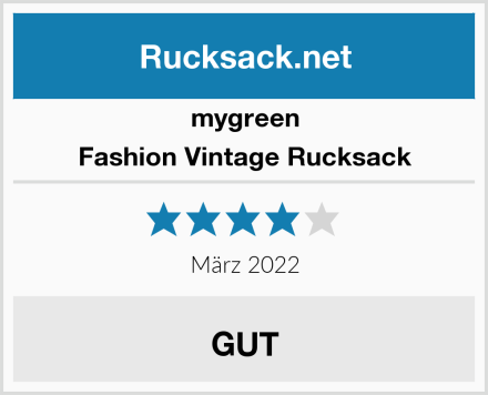 mygreen Fashion Vintage Rucksack Test