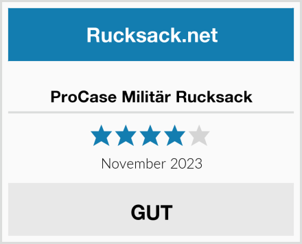  ProCase Militär Rucksack Test