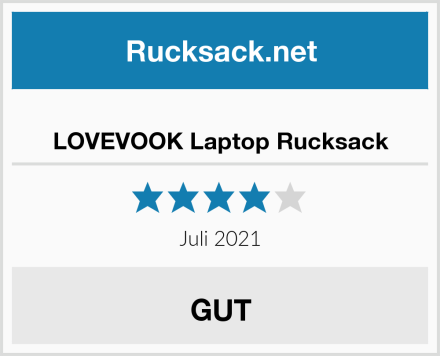 LOVEVOOK Laptop Rucksack Test