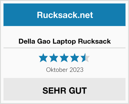  Della Gao Laptop Rucksack Test