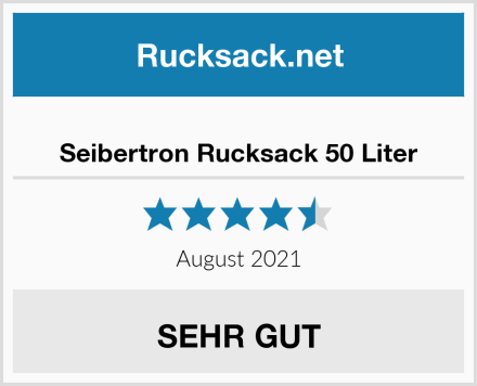  Seibertron Rucksack 50 Liter Test
