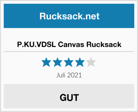  P.KU.VDSL Canvas Rucksack Test