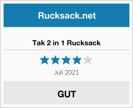  Tak 2 in 1 Rucksack Test