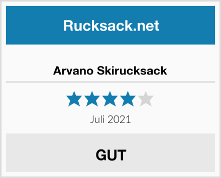  Arvano Skirucksack Test