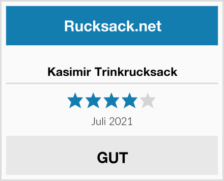  Kasimir Trinkrucksack Test
