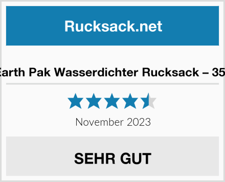  Earth Pak Wasserdichter Rucksack – 35L Test