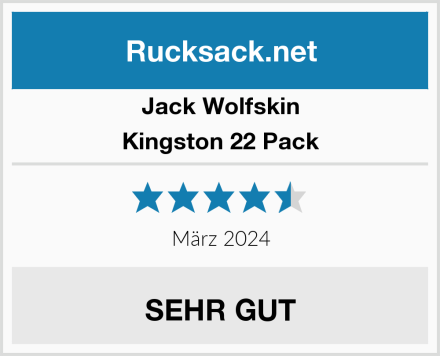 Jack Wolfskin Kingston 22 Pack Test