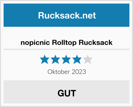  nopicnic Rolltop Rucksack Test