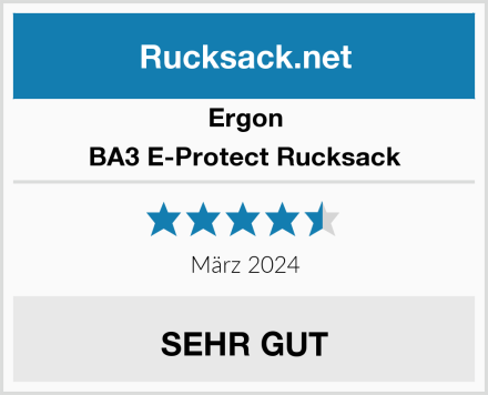 Ergon BA3 E-Protect Rucksack Test