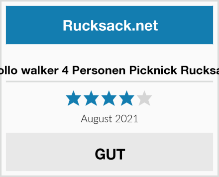  apollo walker 4 Personen Picknick Rucksack Test