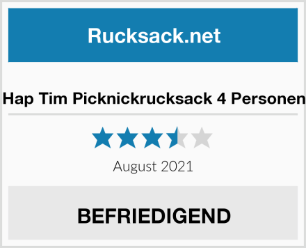  Hap Tim Picknickrucksack 4 Personen Test