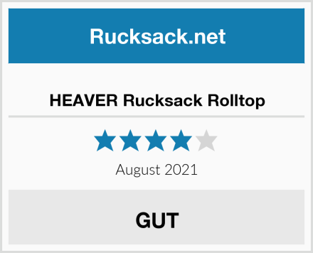  HEAVER Rucksack Rolltop Test