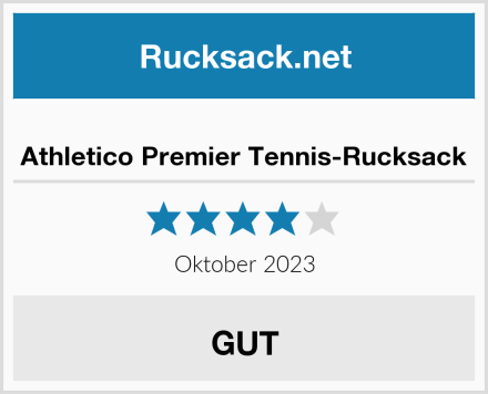  Athletico Premier Tennis-Rucksack Test