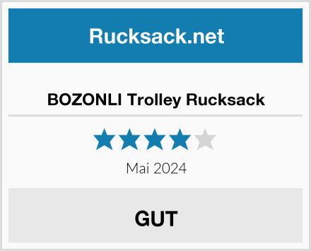  BOZONLI Trolley Rucksack Test