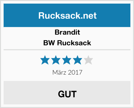 Brandit BW Rucksack Test