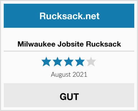  Milwaukee Jobsite Rucksack Test