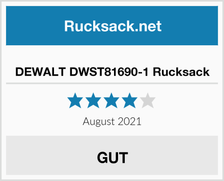  DEWALT DWST81690-1 Rucksack Test