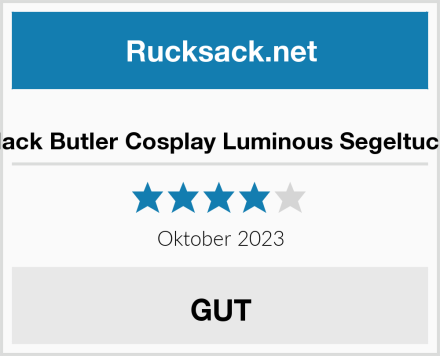  siawasey Black Butler Cosplay Luminous Segeltuch Rucksack Test