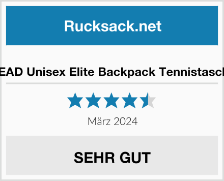  HEAD Unisex Elite Backpack Tennistasche Test