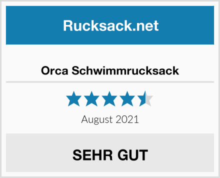  Orca Schwimmrucksack Test