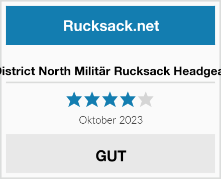  District North Militär Rucksack Headgear Test