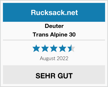 Deuter Trans Alpine 30 Test