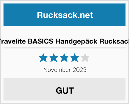  Travelite BASICS Handgepäck Rucksack Test