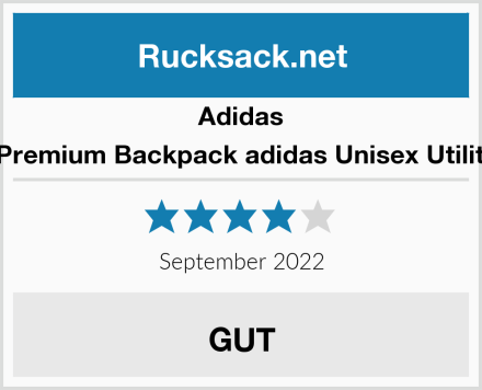 Adidas adidas Unisex Utility Premium Backpack adidas Unisex Utility Premium Backpack Test