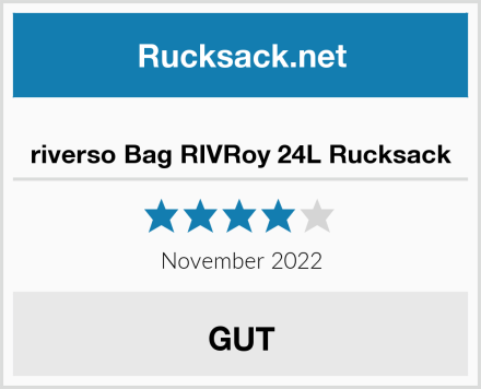  riverso Bag RIVRoy 24L Rucksack Test