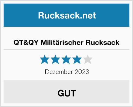  QT&QY Militärischer Rucksack Test