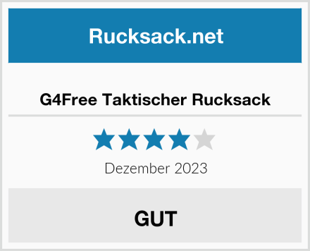  G4Free Taktischer Rucksack Test