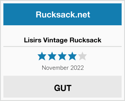  Lisirs Vintage Rucksack Test