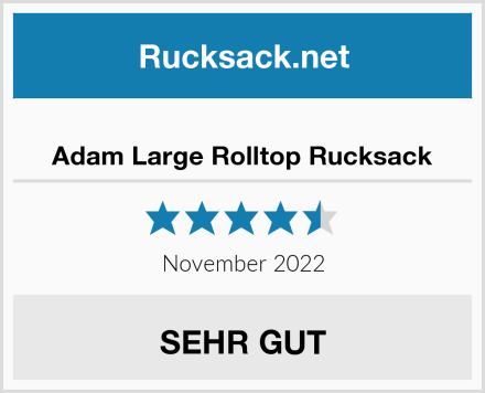  Adam Large Rolltop Rucksack Test