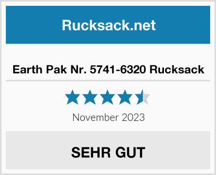  Earth Pak Nr. 5741-6320 Rucksack Test