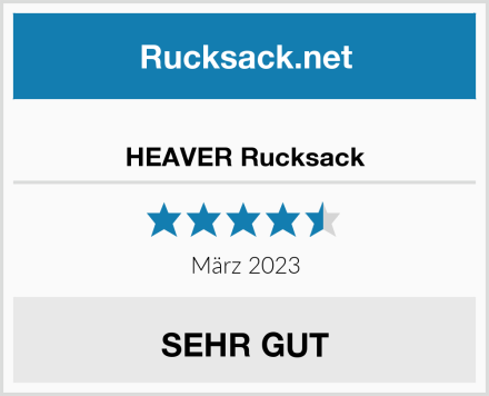  HEAVER Rucksack Test