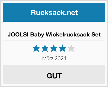  JOOLSI Baby Wickelrucksack Set Test