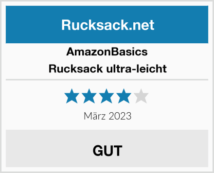 AmazonBasics Rucksack ultra-leicht Test
