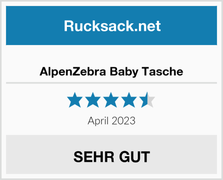  AlpenZebra Baby Tasche Test
