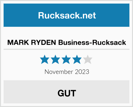  MARK RYDEN Business-Rucksack Test