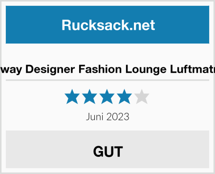  Bestway Designer Fashion Lounge Luftmatratze Test
