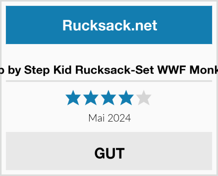  Step by Step Kid Rucksack-Set WWF Monkeys Test