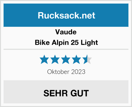 Vaude Bike Alpin 25 Light Test