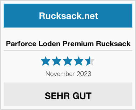  Parforce Loden Premium Rucksack Test